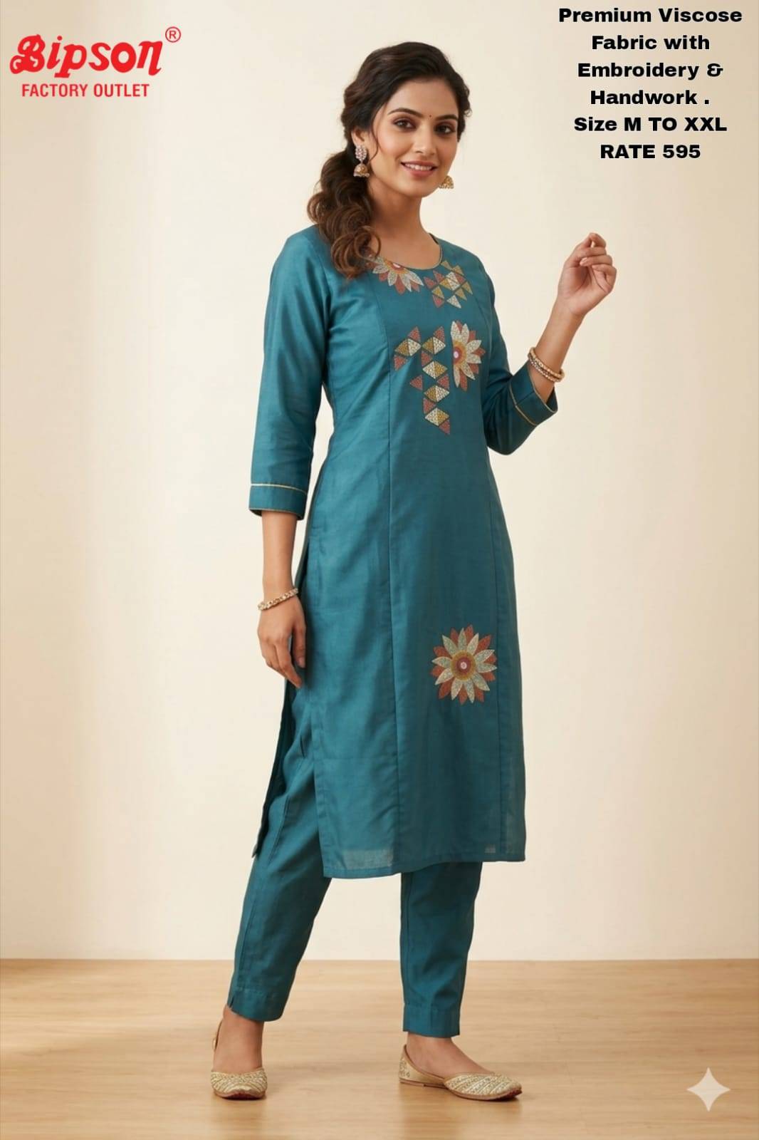 Viscose Collection By Bipson Print Designer Ethnic Wear Collection Viscose Kurtis At Wholesale Price